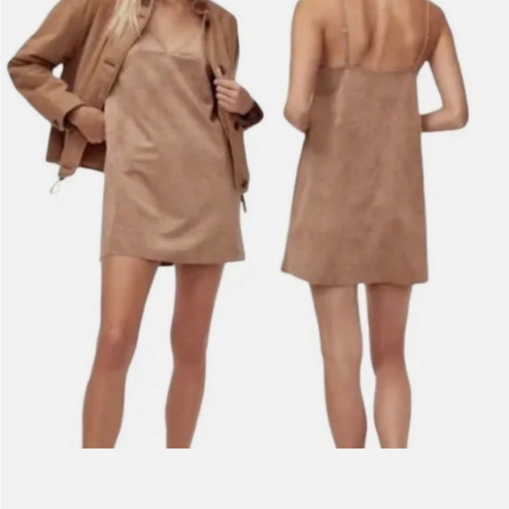 Aritzia Wilfred Free Faux Suede Dress